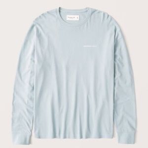 Abercrombie & Fitch Men's Long-Sleeve Logo Tee